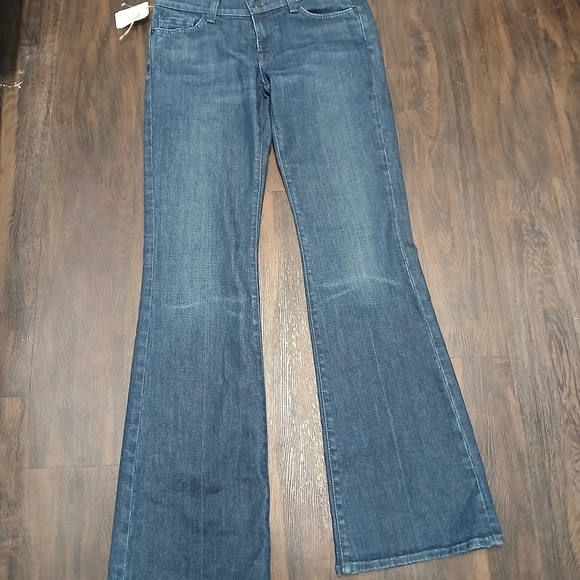 7 For All Mankind Indigo‎ Wide Leg Jeans - Picture 5 of 10